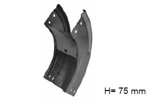 LUCIANO RUSSO SRL - LRSCVV30Z9 CUR VERT 90 CON VP 300X75MM SENDZIMIR