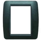 BTICINO - BTIL4826GFN LIVING INT - PLACCA 3+3P GRAFITE NERO