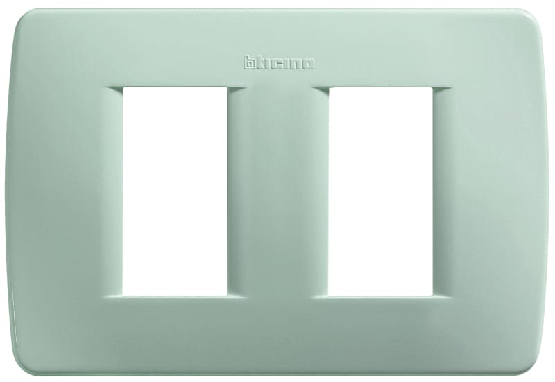 BTICINO - BTIC4803/2GC LUNA - PLACCA MODULO 503 2P GRIGIO CHIAR