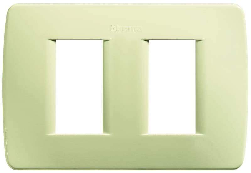 BTICINO - BTIC4803/2AV LUNA - PLACCA MODULO 503 2P AVORIO