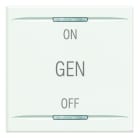 BTICINO - BTIHD4911M2AF AXOLUTE - COPRIT ON OFF GEN 2 MOD BIANCO