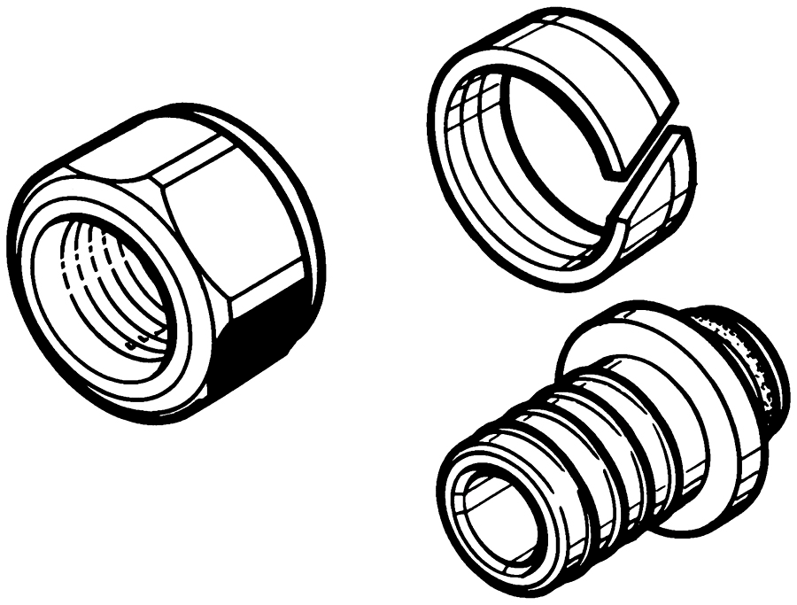 REHAU SPA - RE412506071002 RACCORDO A VITE 17X2,0
