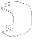CANALPLAST - CANCONAE125M ANGOLO ESTERNO 125 MARRONE
