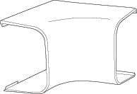 CANALPLAST - CANCONAI30M ANGOLO INTERNO   30 MARRONE