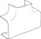 CANALPLAST - CANCONCT90M DERIVAZ. A "T" CAN.   90 MARRONE