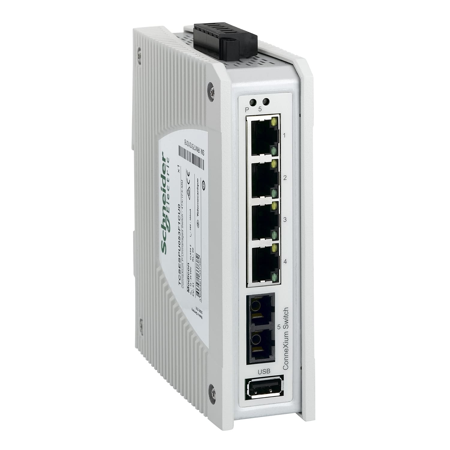 SCHNEIDER ELECTRIC - SNRTCSESPU053F1CU0 PREMIUM UNMANAGED SWITCH 4TX/1FX-MM