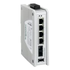 SCHNEIDER ELECTRIC - SNRTCSESPU053F1CS0 ConneXium Premium non gestito - 4 porte per rame + 1 per modalità singola in fibra ottica