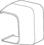 CANALPLAST - CANCONRD90M RIDUZIONE CANALE 90/70 MARRONE