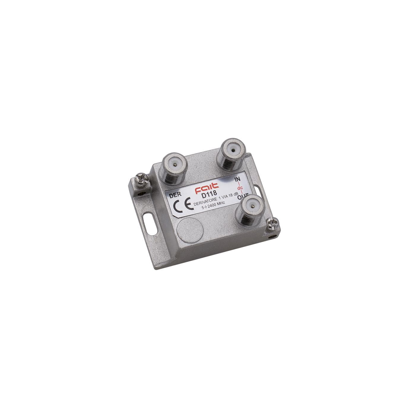 FAIT SRL - FIT1510002 D118 - DERIVATORE SAT-TERR. 1 VIA - 18 DB