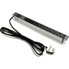 MAYFLEX UK LIMITED - EXLD13-4HF-EXL Excel Horizontal PDU 4xUK Passive 13A UK