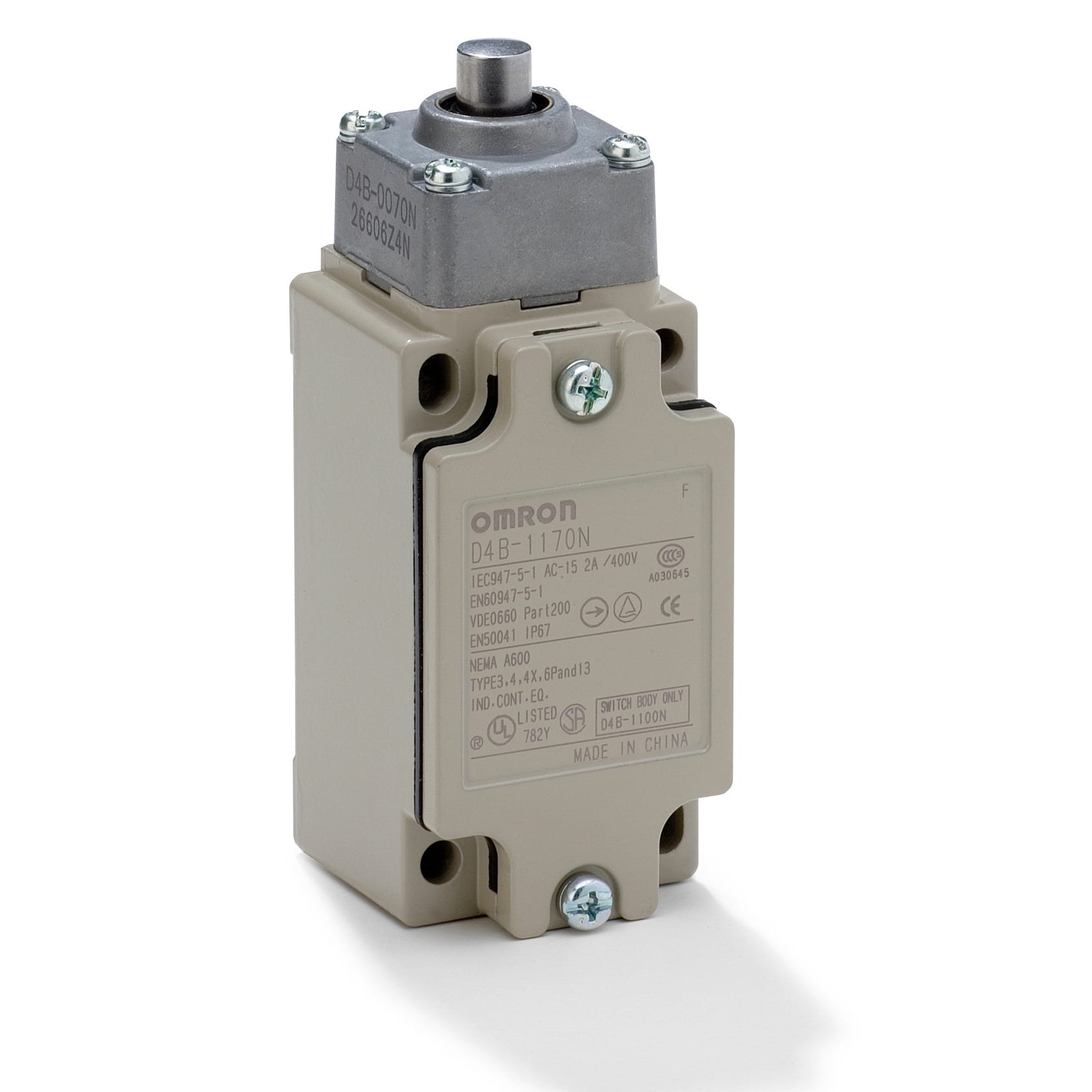 OMRON - OMRD4B4A70N FC,MECC,M20,2NC,LENTO,PULSANTE