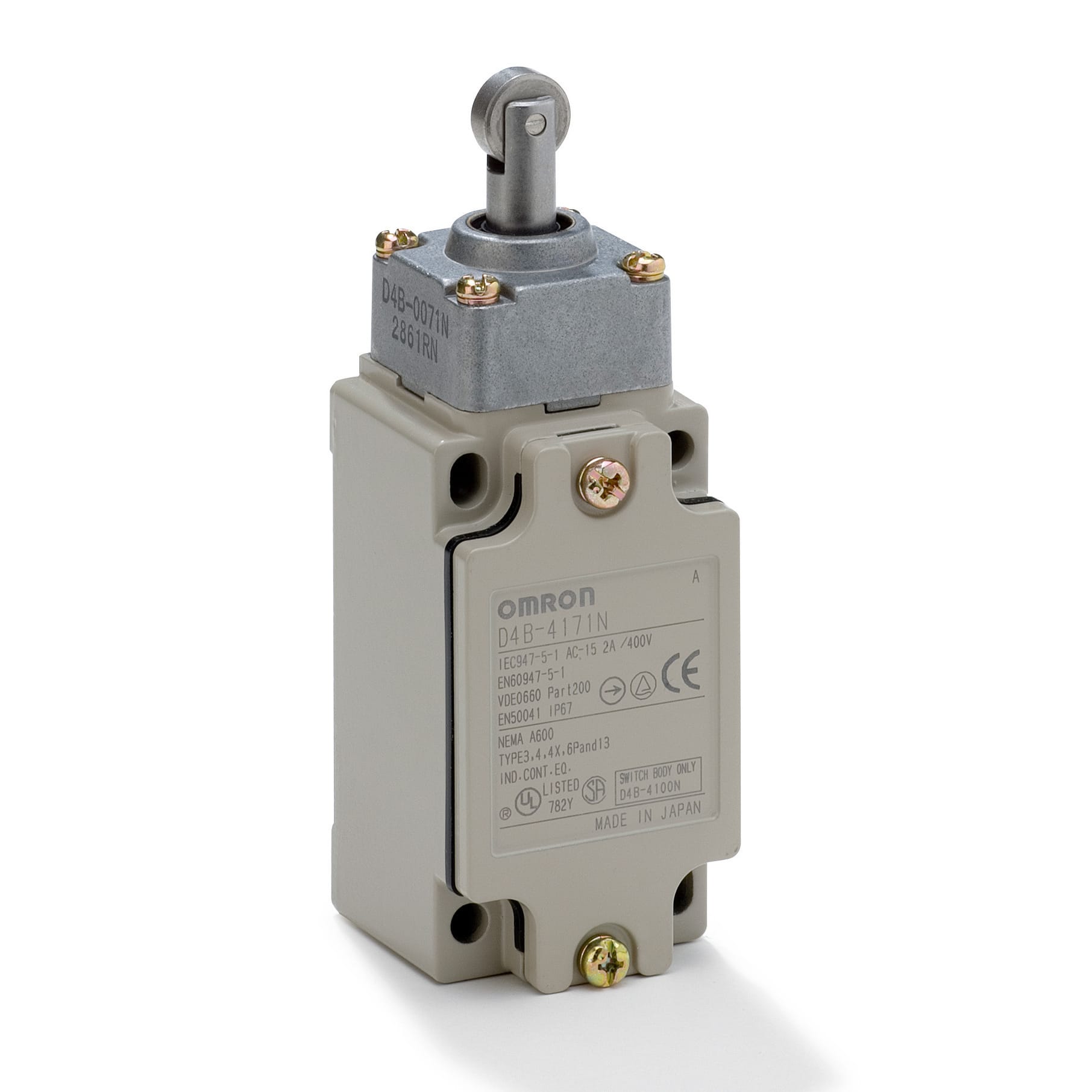 OMRON - OMRD4B2171N FC,MECC,G1/2,1NA+1NC,RAPIDO,PULSANTEEROT