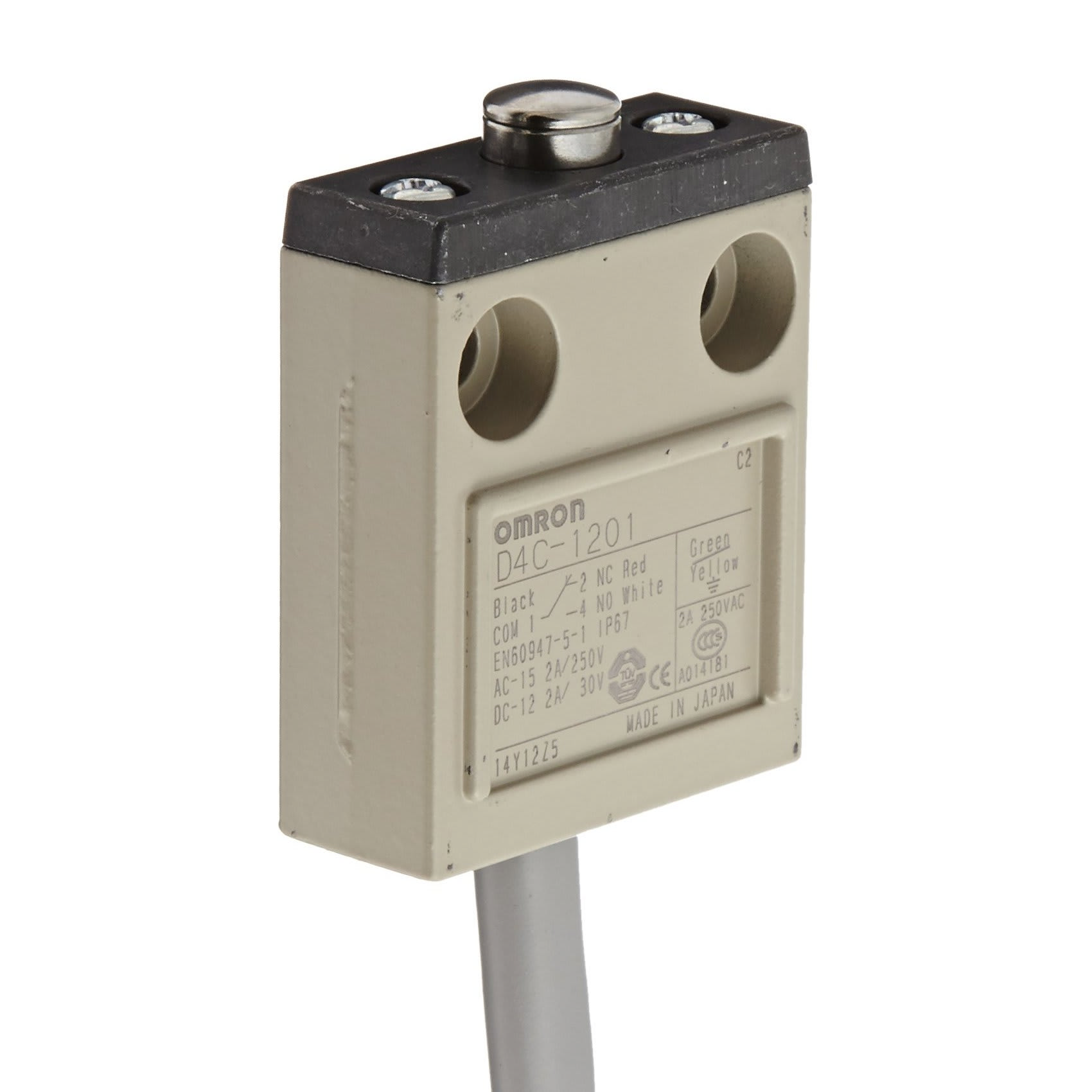 OMRON - OMRD4C1201 FINECORSAD4C,1XSPDT 5A/250VCA,PUL.SOTT.,