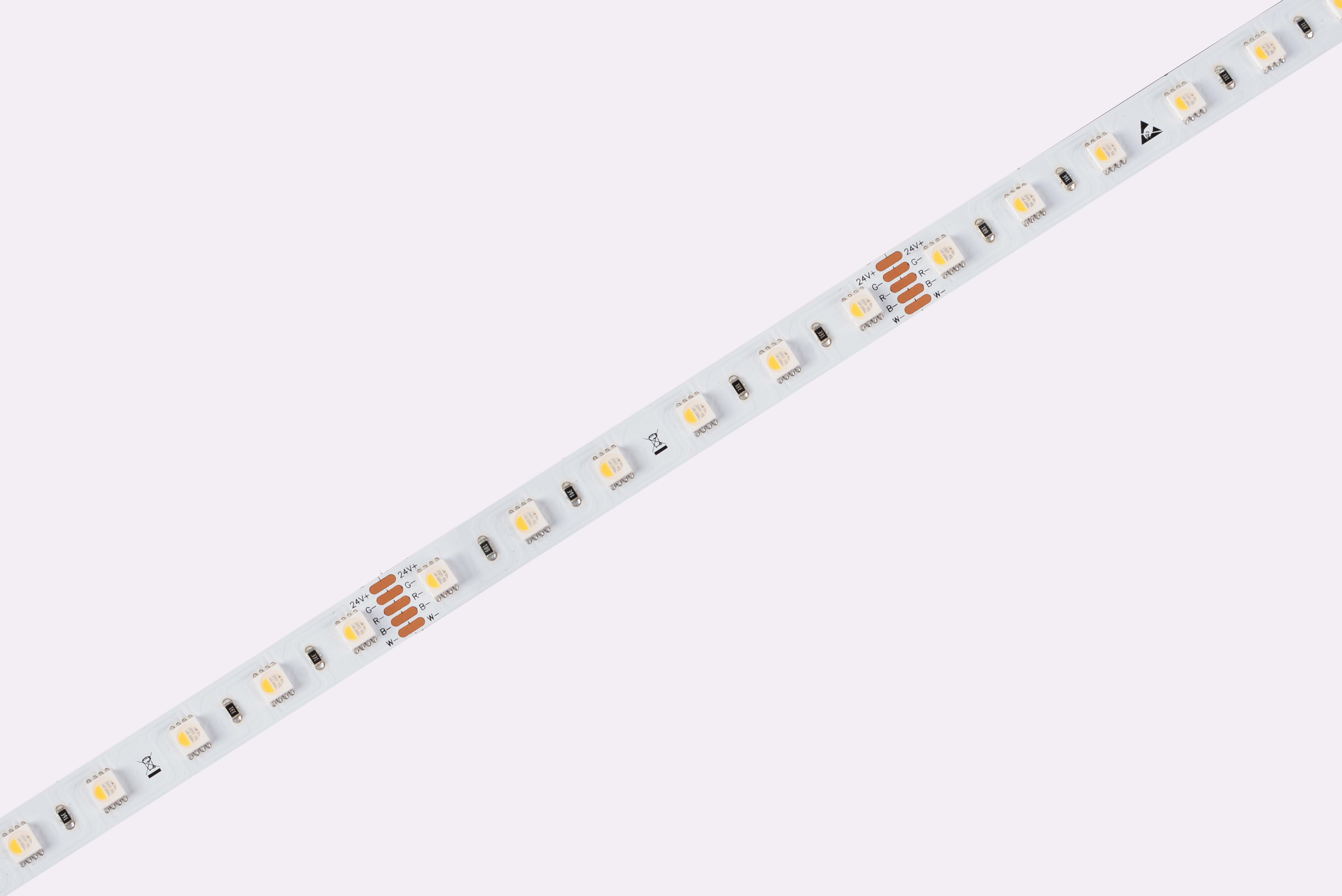 DIGIMAX SRL - DIXC81933RGB4 STRIP 19.2W 24V 60LED RGB+4000K IP20
