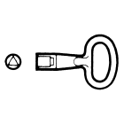 SCHNEIDER ELECTRIC - SNRNSYLT8 CHIAVE PER INSERTO TRIANGOLARE