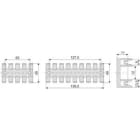SCHNEIDER ELECTRIC - SNRNSYSCCDINLG75 SUPPORTO ISOLANTE CAVI 75MM