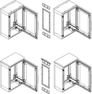 SCHNEIDER ELECTRIC - SNRNSYMUPLA54G Kit di affiancamento laterale 500x400 RAL 7035