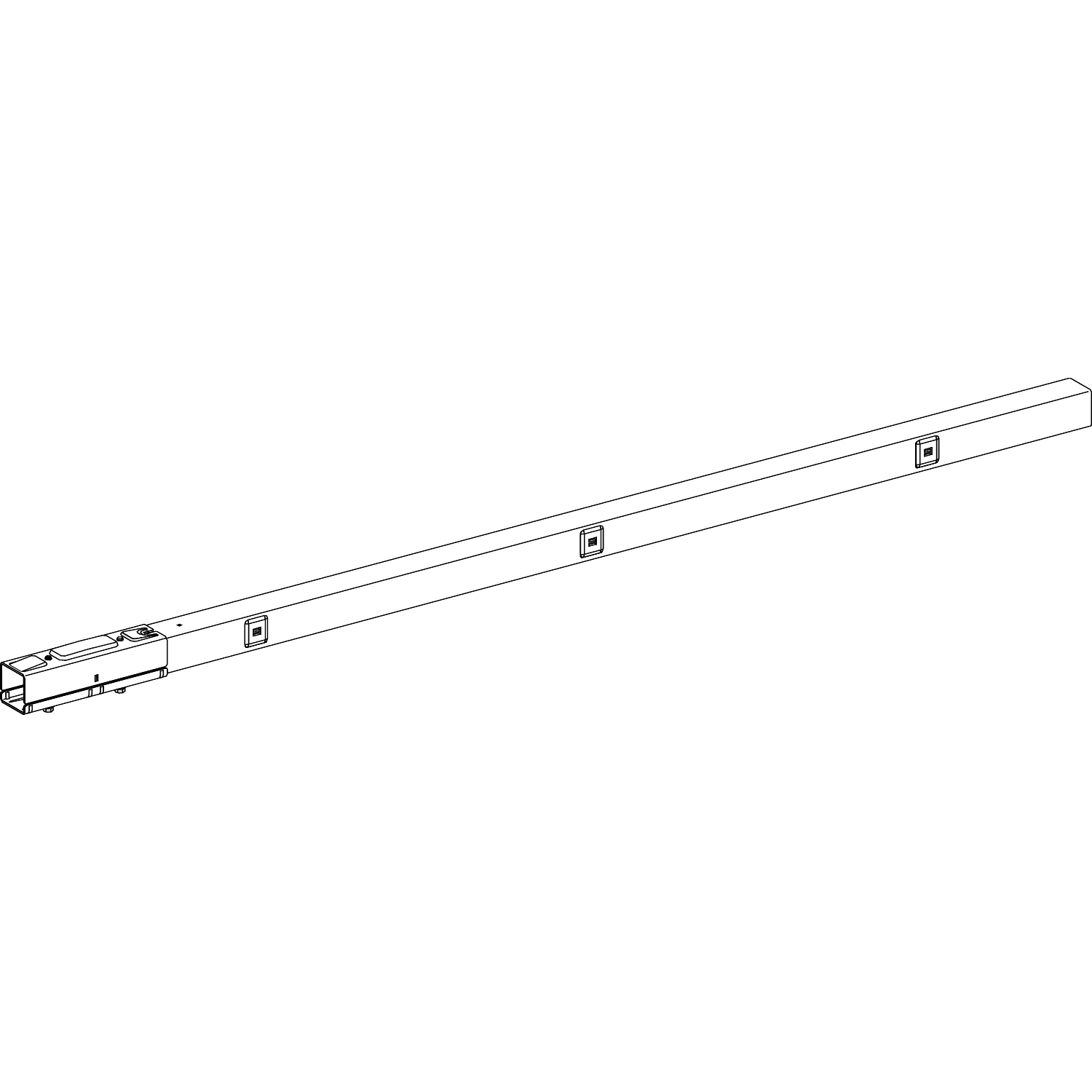 SCHNEIDER ELECTRIC - SNRKBB25ED2303W ELEM RETT 25A 2P 3M RAL9003