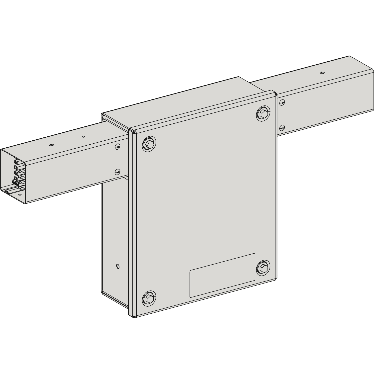 SCHNEIDER ELECTRIC - SNRKBB40ABT44TW Alim cent RAL9003 25/40A 2/4Px2 OpzT