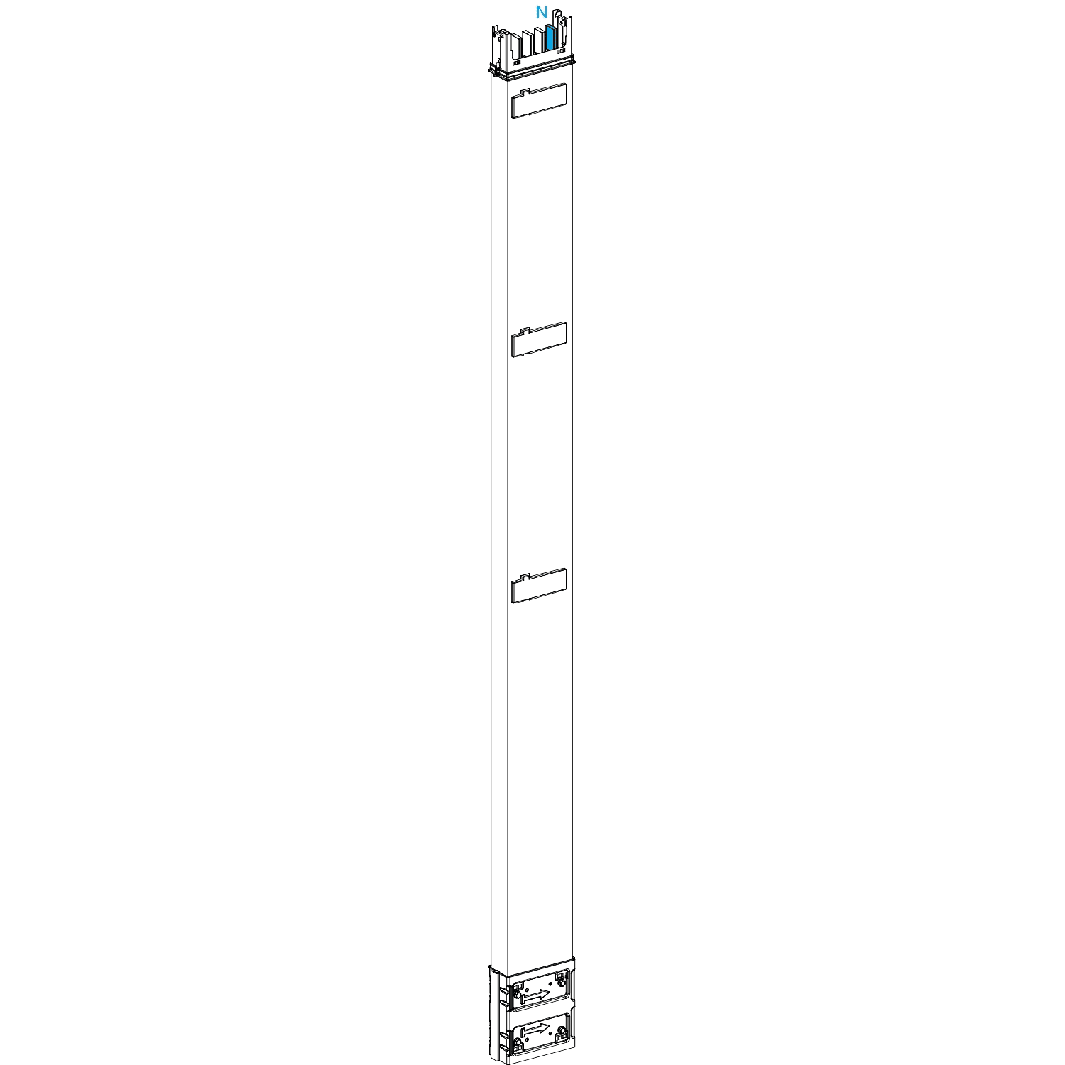 SCHNEIDER ELECTRIC - SNRKSA400EV4203 KSA gerades Element, 400A, 2m, 3Abgange,