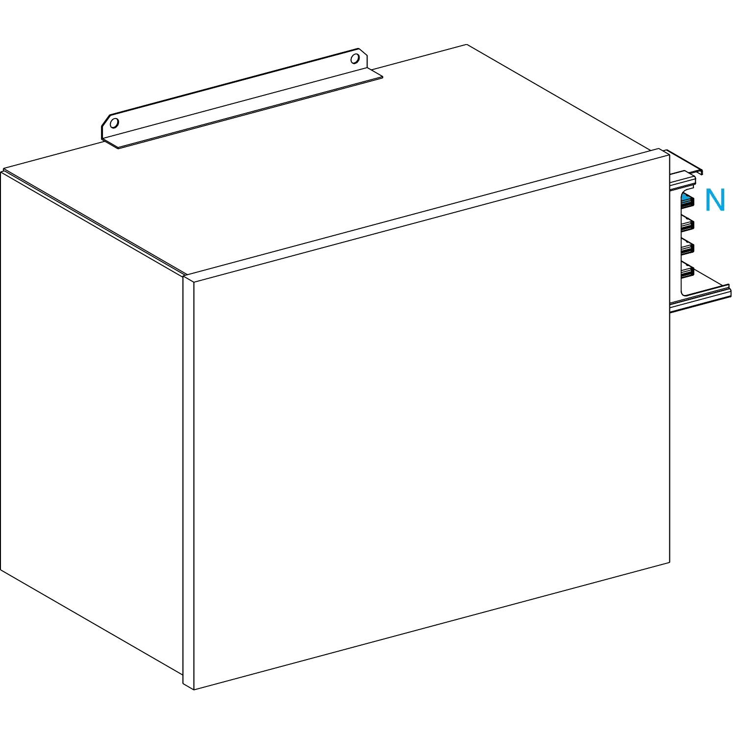 SCHNEIDER ELECTRIC - SNRKSA1000ABG4 KSA Endeinspeisung, 1000A, Linksmontage