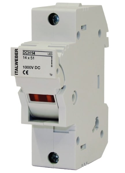 ITALWEBER SPA - ITW2412051D PORTAF SEZ. 2P 14X51 1000VDC LED