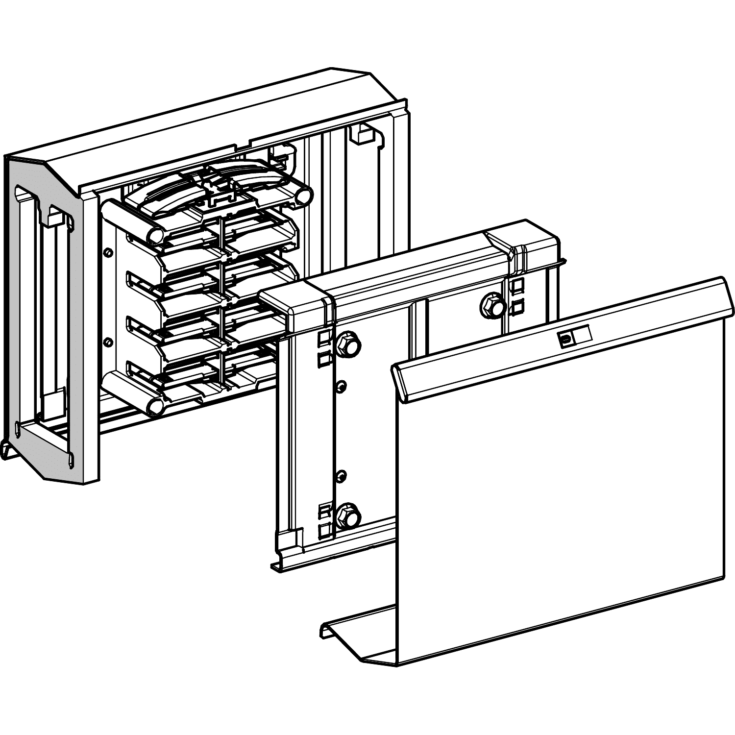 SCHNEIDER ELECTRIC - SNRKSA250FA4 KSA Zubehor, Verbindungsblock, 250A, Ans