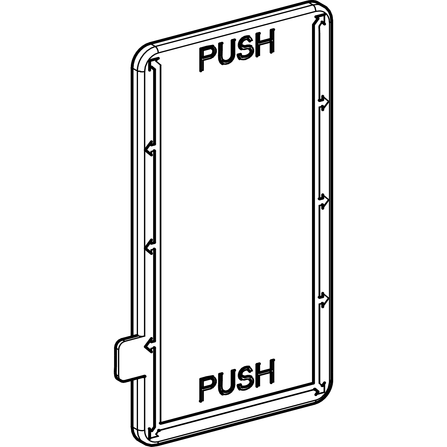SCHNEIDER ELECTRIC - SNRKSB1000ZB1 Blanking plate, Canalis KSA 500A to 1000A, aluminium, for tap off unit outlet, IP55, white RAL9001