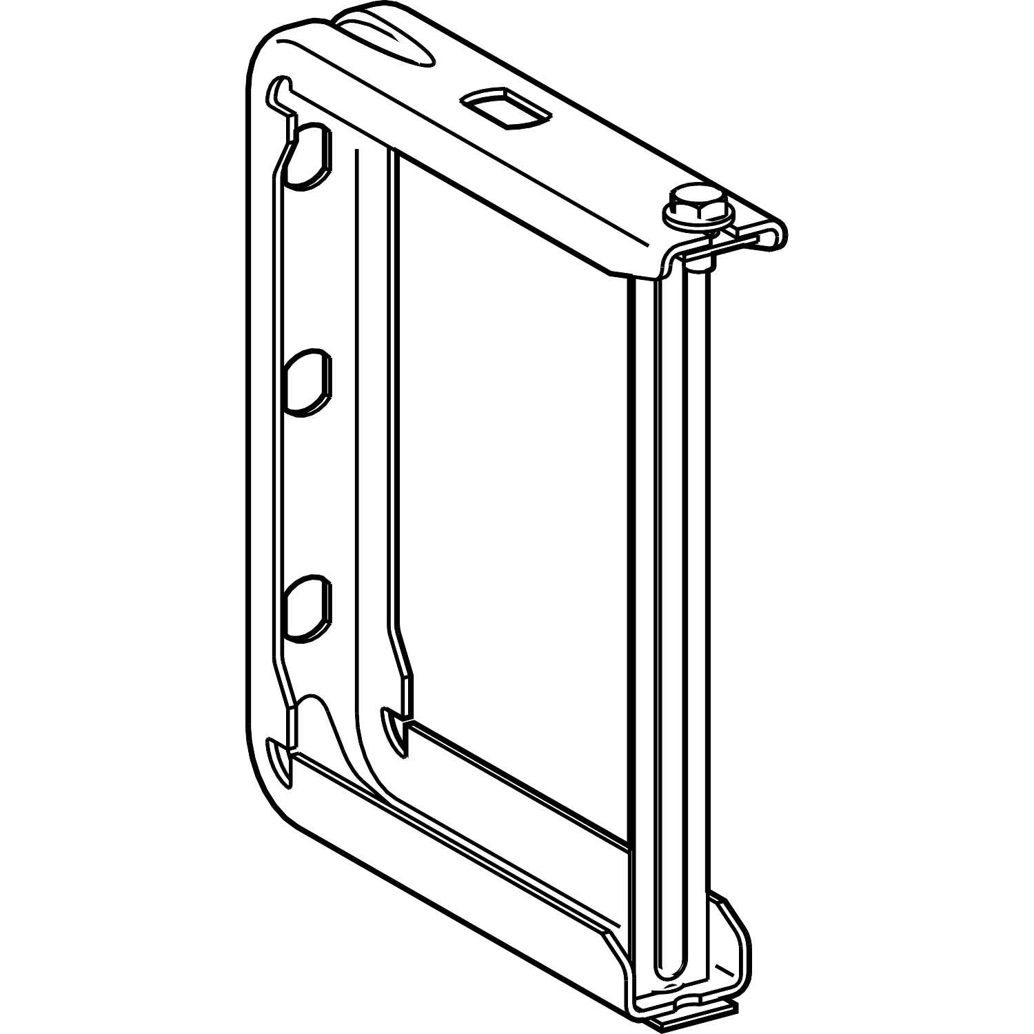 SCHNEIDER ELECTRIC - SNRKSB1000ZF1 Universal fixing brackets, Canalis KS 500A to 1000A, wall or suspended on threaded rod
