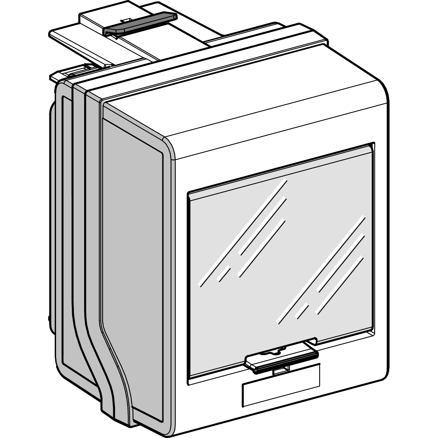 SCHNEIDER ELECTRIC - SNRKSB32CM55 KS Abgangsadapter, 32A, 3L+N+PE, leer, 5