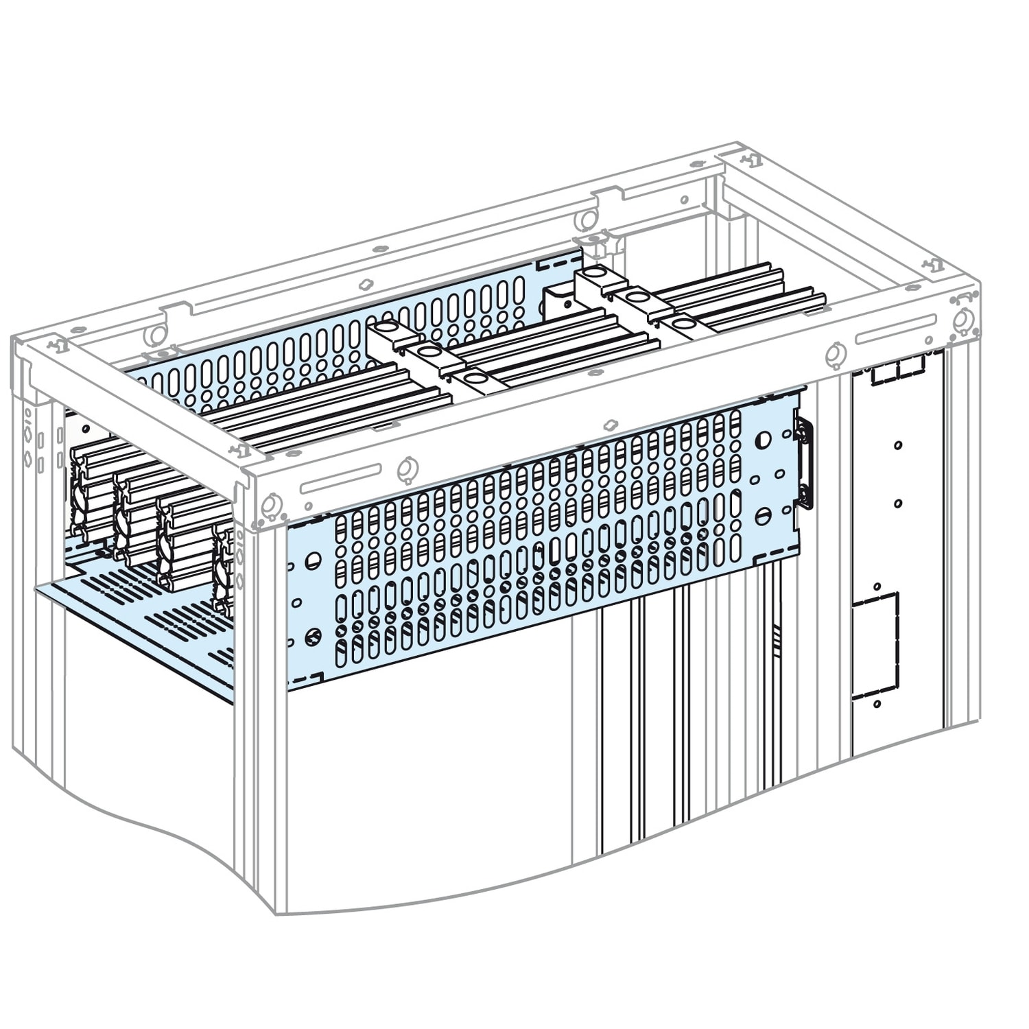 SCHNEIDER ELECTRIC - SNR04986 SEGREGAZIONE BARRE H L650 P600