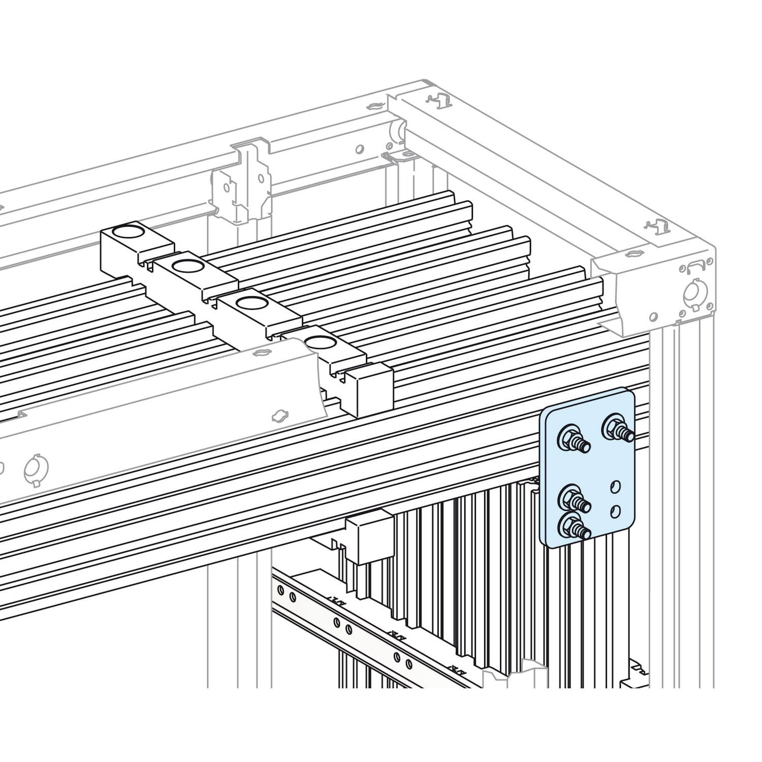 SCHNEIDER ELECTRIC - SNRLVS04604 COLL. CORTO H/V LINERGY FINO A 2500A