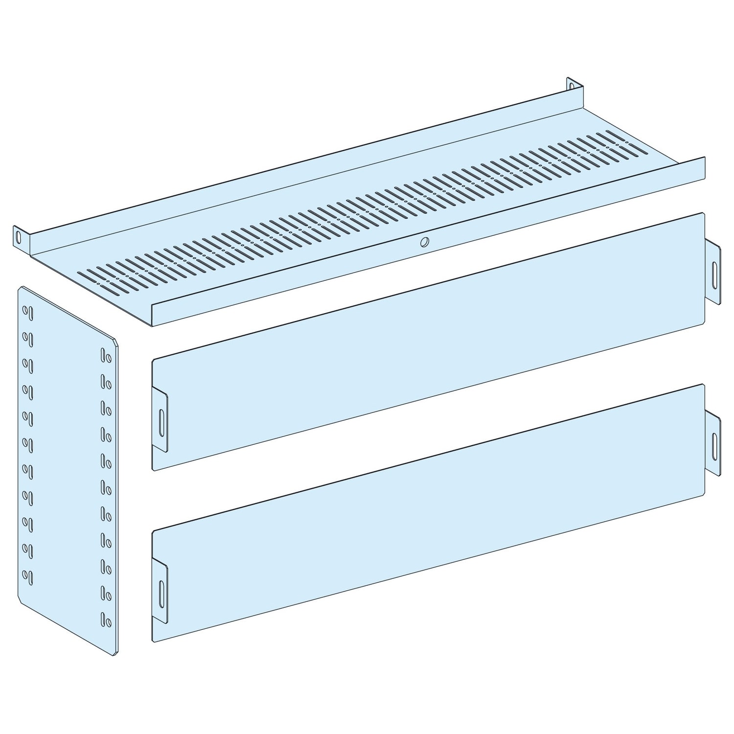 SCHNEIDER ELECTRIC - SNRLVS04927 Connection cover, PrismaSeT P, Additional Partition Of Prefabricated Connection W650mm, D600mm