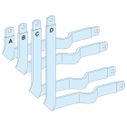 SCHNEIDER ELECTRIC - SNRLVS04064 COLL.NS-INS250 V CANALINA A 04061