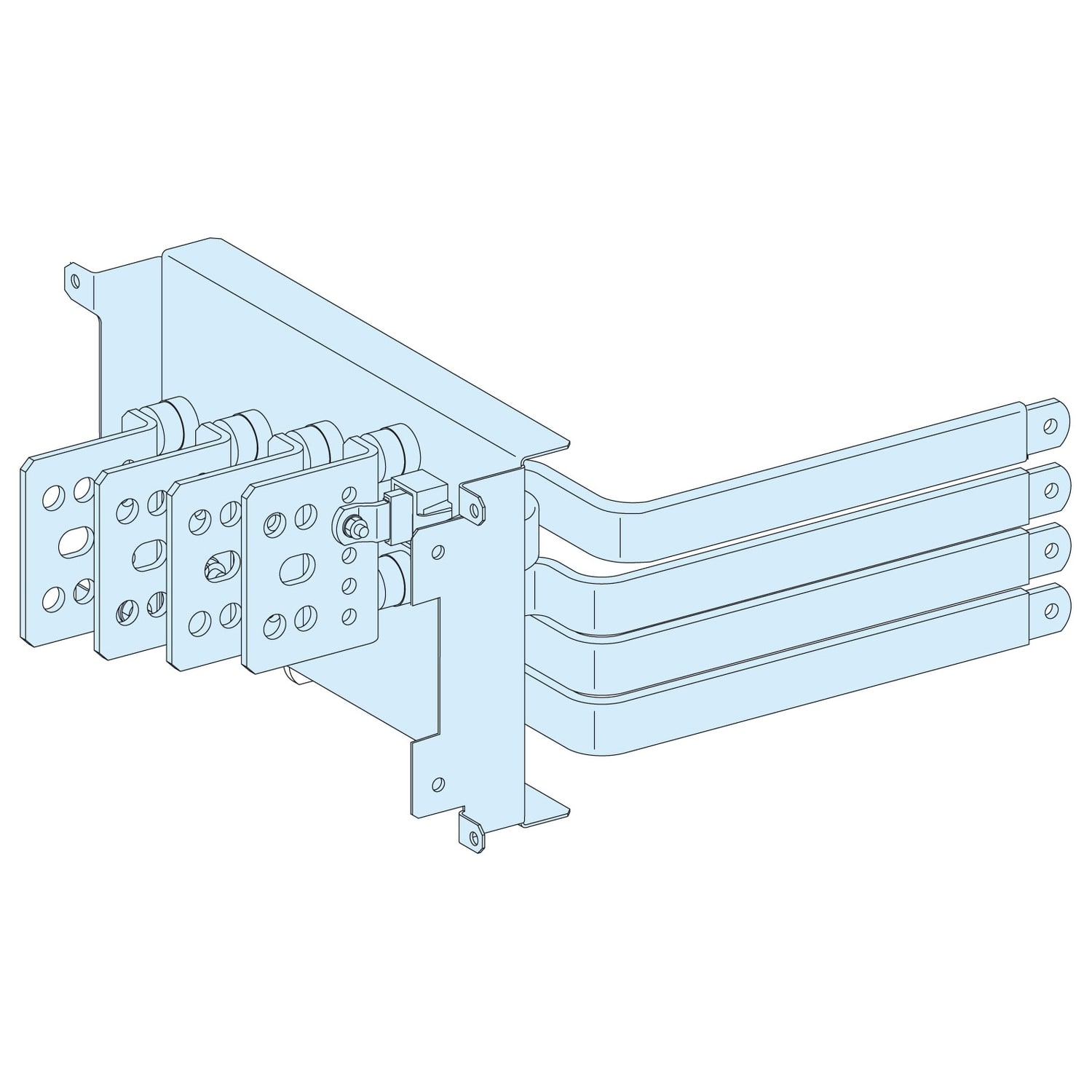 SCHNEIDER ELECTRIC - SNRLVS04426 Coll. a valle NS250 fisso/dir 4P