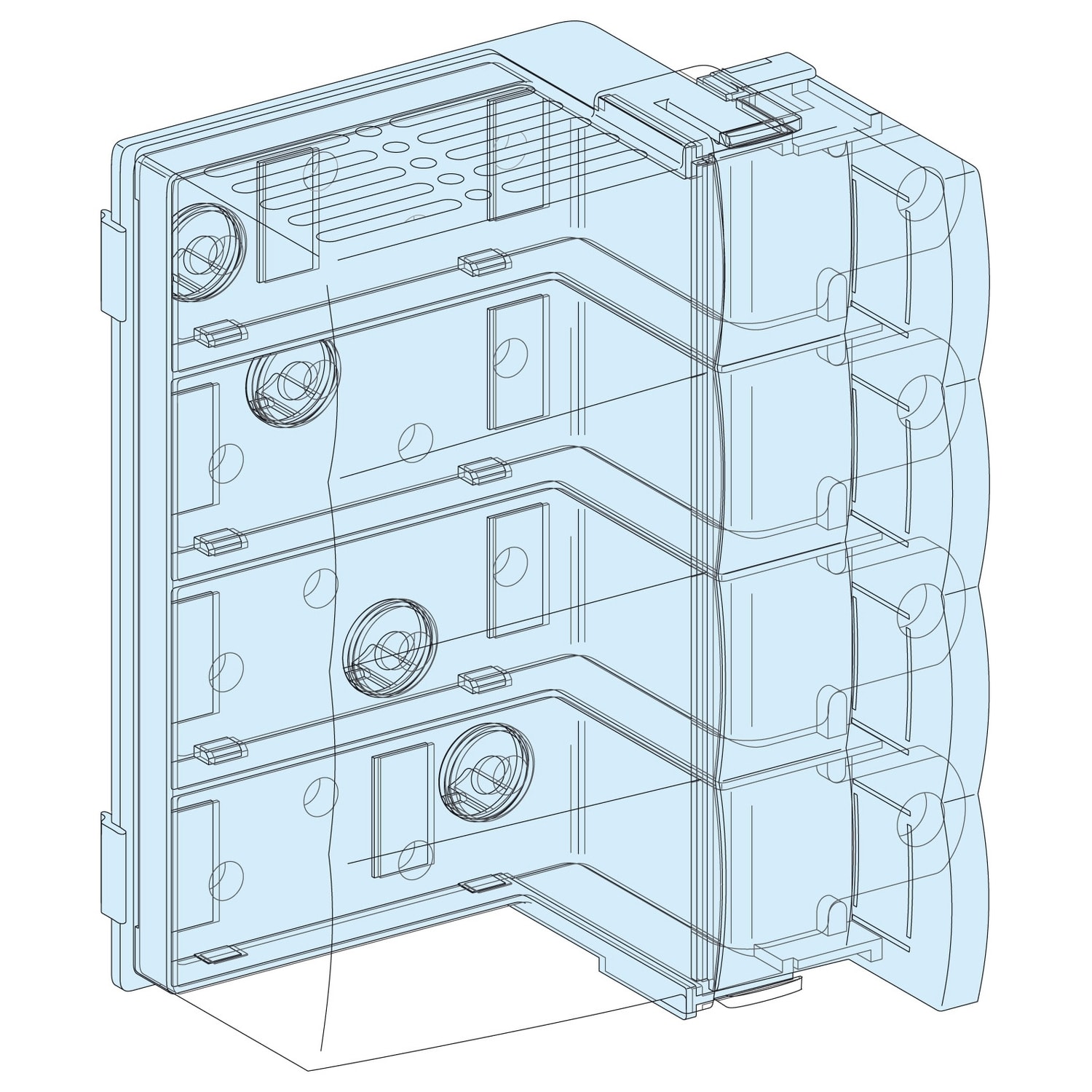 SCHNEIDER ELECTRIC - SNRLVS04060 BLOCCO ALIM .POWERCLIP INS-NS250 H