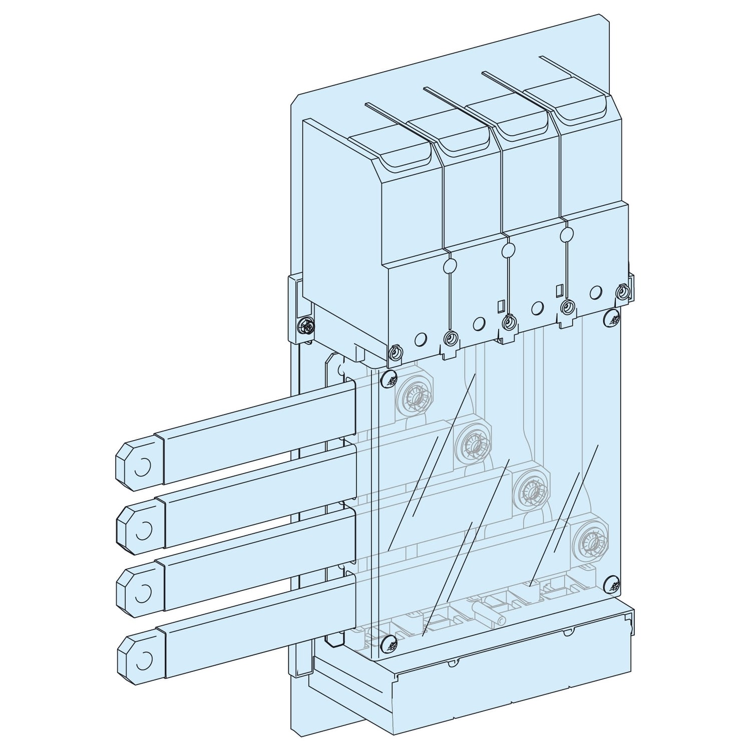 SCHNEIDER ELECTRIC - SNRLVS04076 BLOCCO ALIM NS630 CANALINA