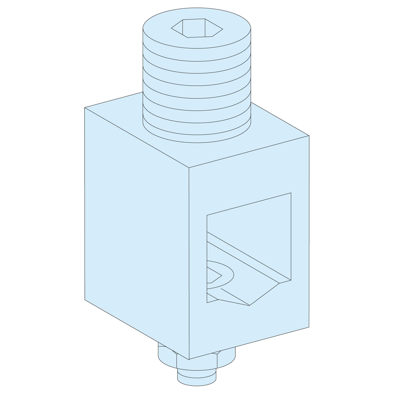 SCHNEIDER ELECTRIC - SNRLVS07051 4 CONNETTORI 160A 70MMQ