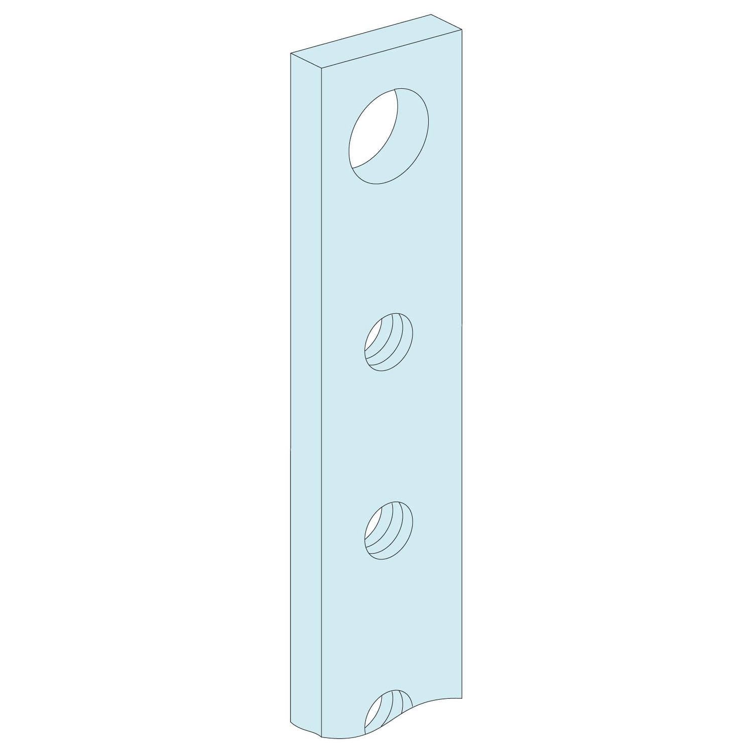 SCHNEIDER ELECTRIC - SNRLVS04172 4 BARRE FILETTATE 250A L1400