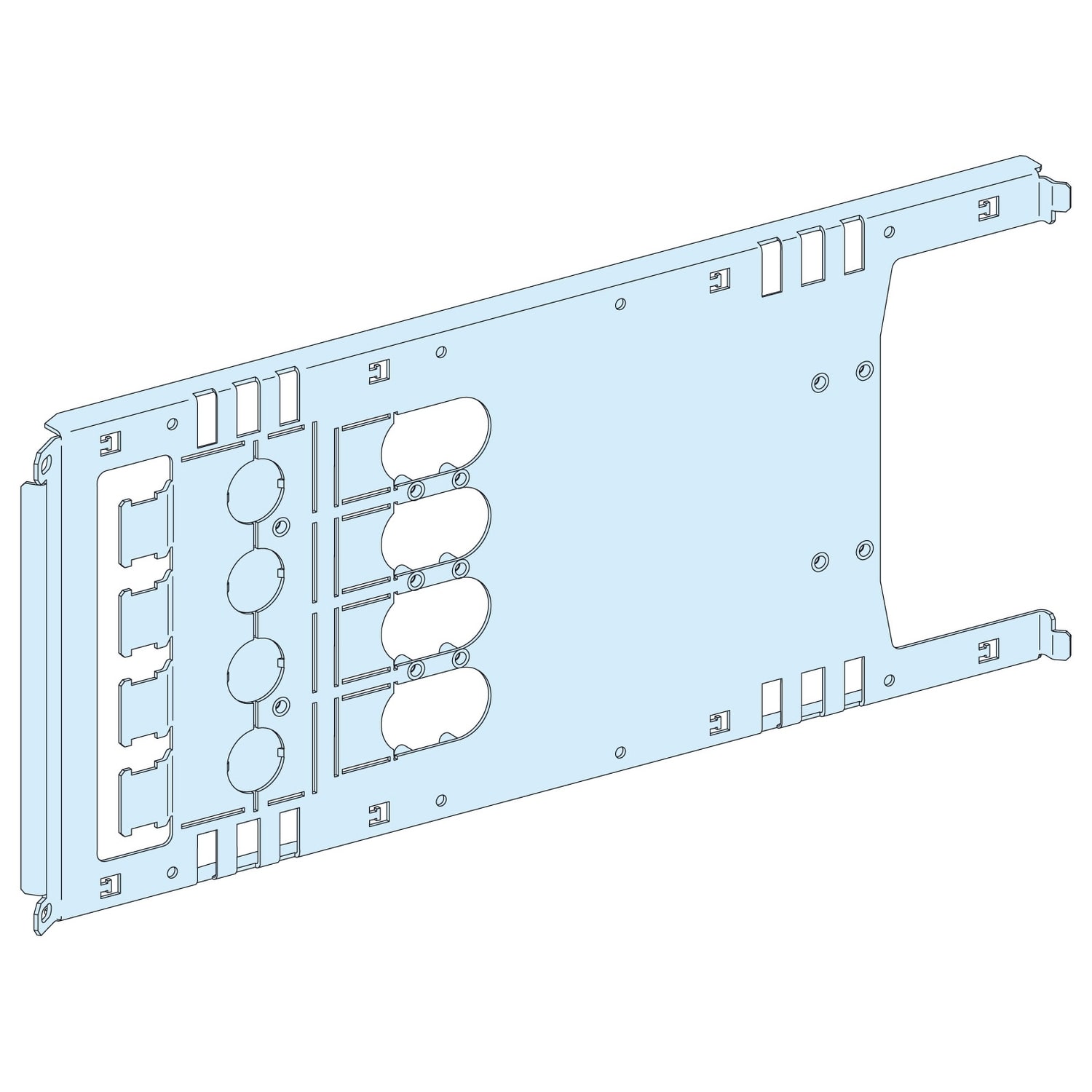 SCHNEIDER ELECTRIC - SNRLVS03454 PIASTRA DI FONDO NS630 H 4P RIM/EST