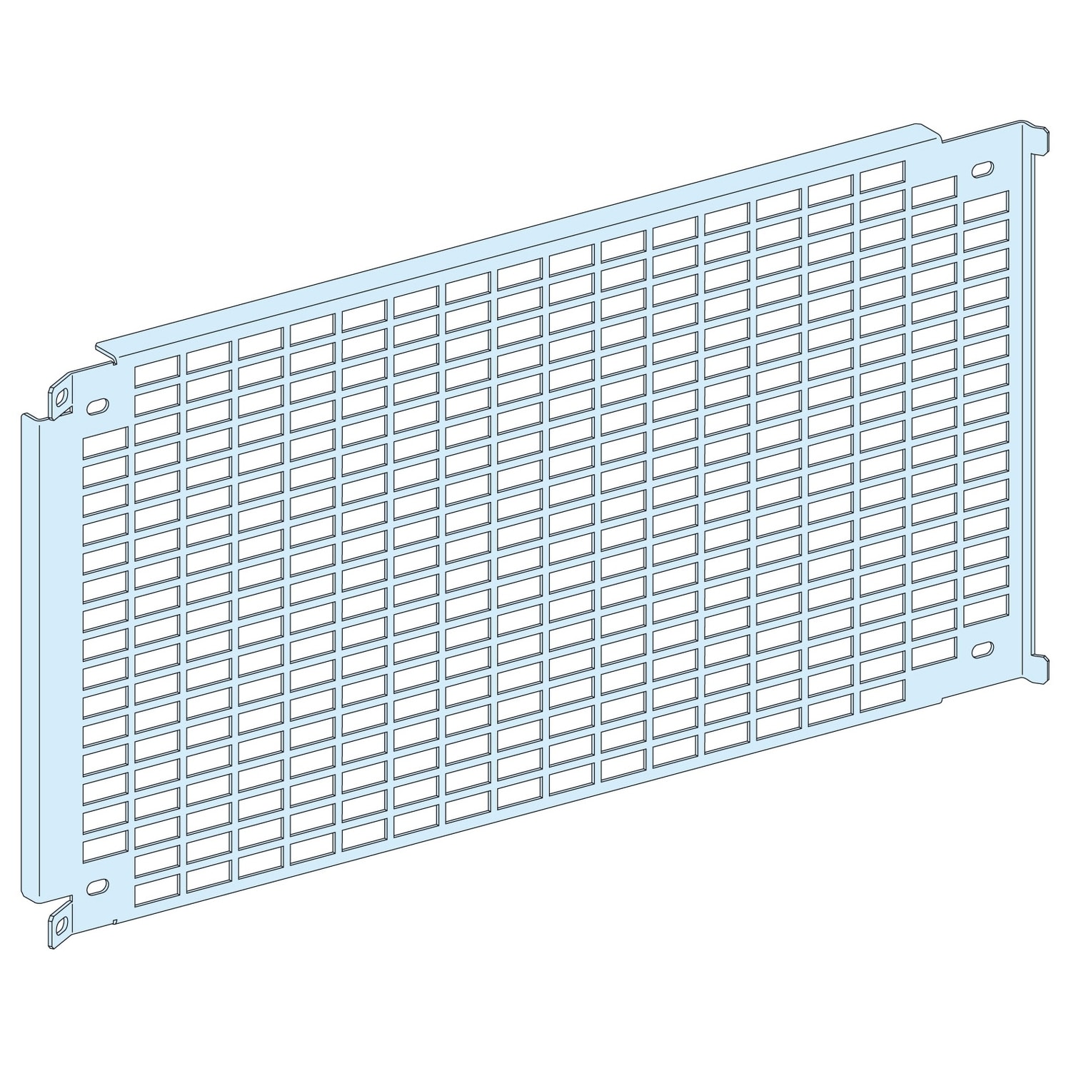 SCHNEIDER ELECTRIC - SNRLVS03572 PIASTRA DI FONDO PREF.6M + 4 TRAVERSE
