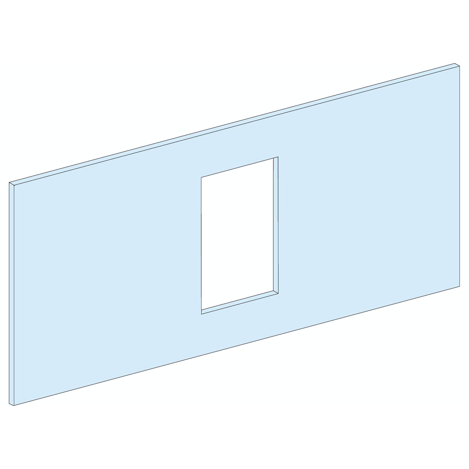SCHNEIDER ELECTRIC - SNRLVS03271 PIASTRA FRONTALE INS320/630 H