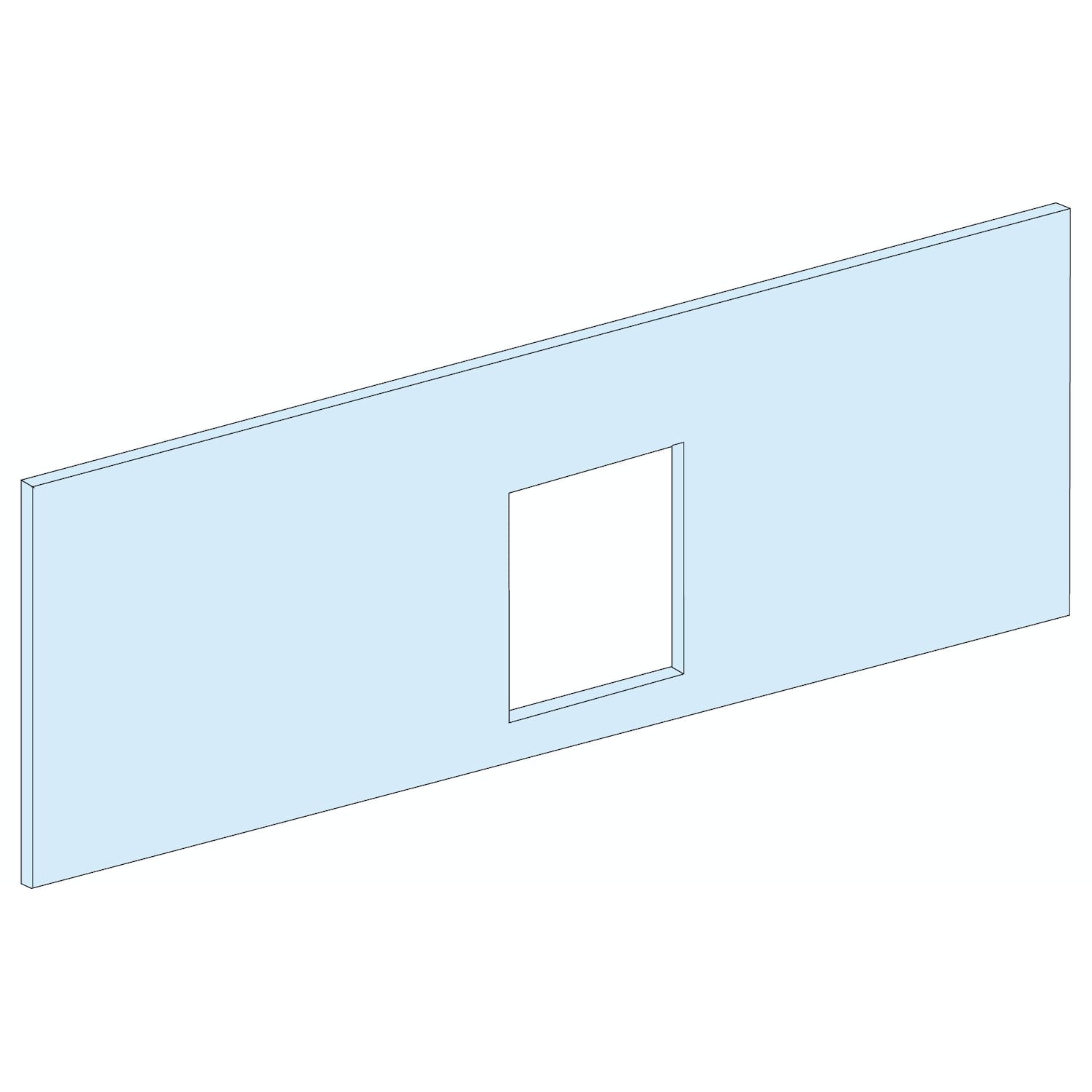 SCHNEIDER ELECTRIC - SNRLVS03234 PIASTRA FRONTALE NSX100/250 H FISSO/TEL