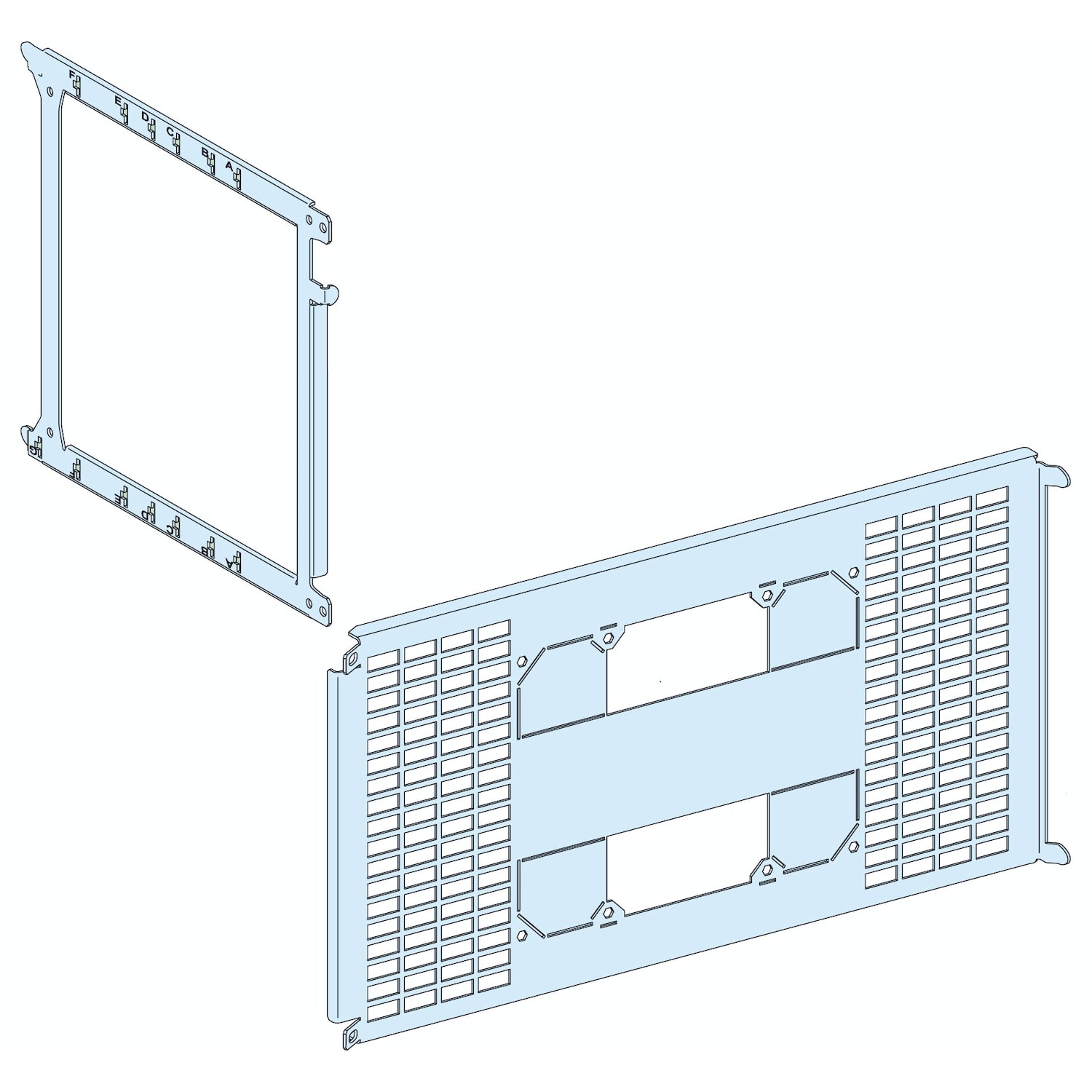 SCHNEIDER ELECTRIC - SNRLVS03482 Piastra di fondo NS1600 V fisso