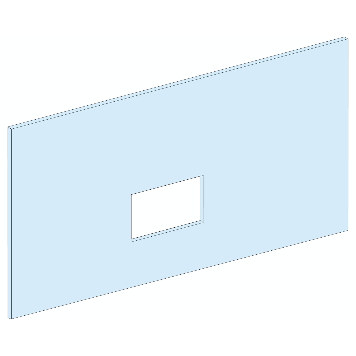 SCHNEIDER ELECTRIC - SNRLVS03687 PIASTRA FRONTALE NS1600 H FIS/DIR-ROT 4P