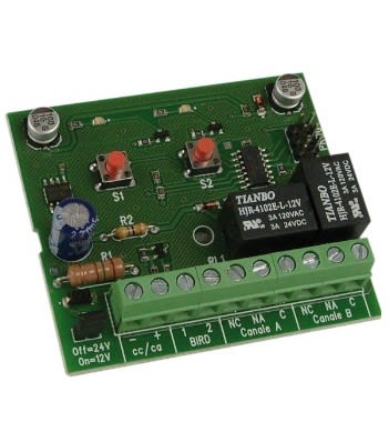 HILTRON LAND SRL - C1ADX20 DECODER BICANALE CON RELE PER BIRD