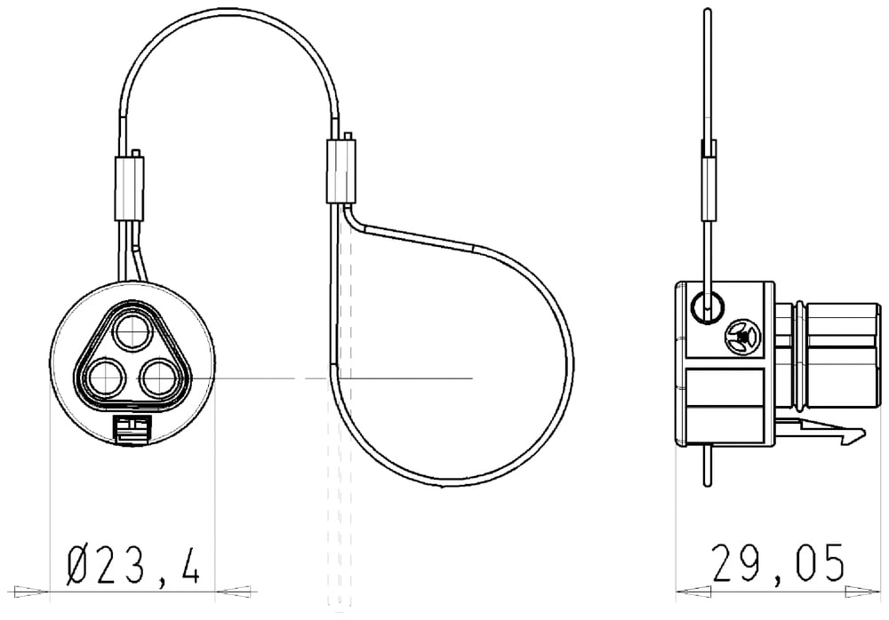 WIELAND ELECTRIC SRL - WIE99.414.6205.2 COVER F.MALE CONBLACK