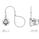WIELAND ELECTRIC SRL - WIE99.414.6205.2 TAPPO DI CHIUSURA RST20I3 NERO