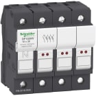 SCHNEIDER ELECTRIC - SNRDF103NV Portafusibile TeSys DF 32A - fusibile 10x38 3P+N con LED
