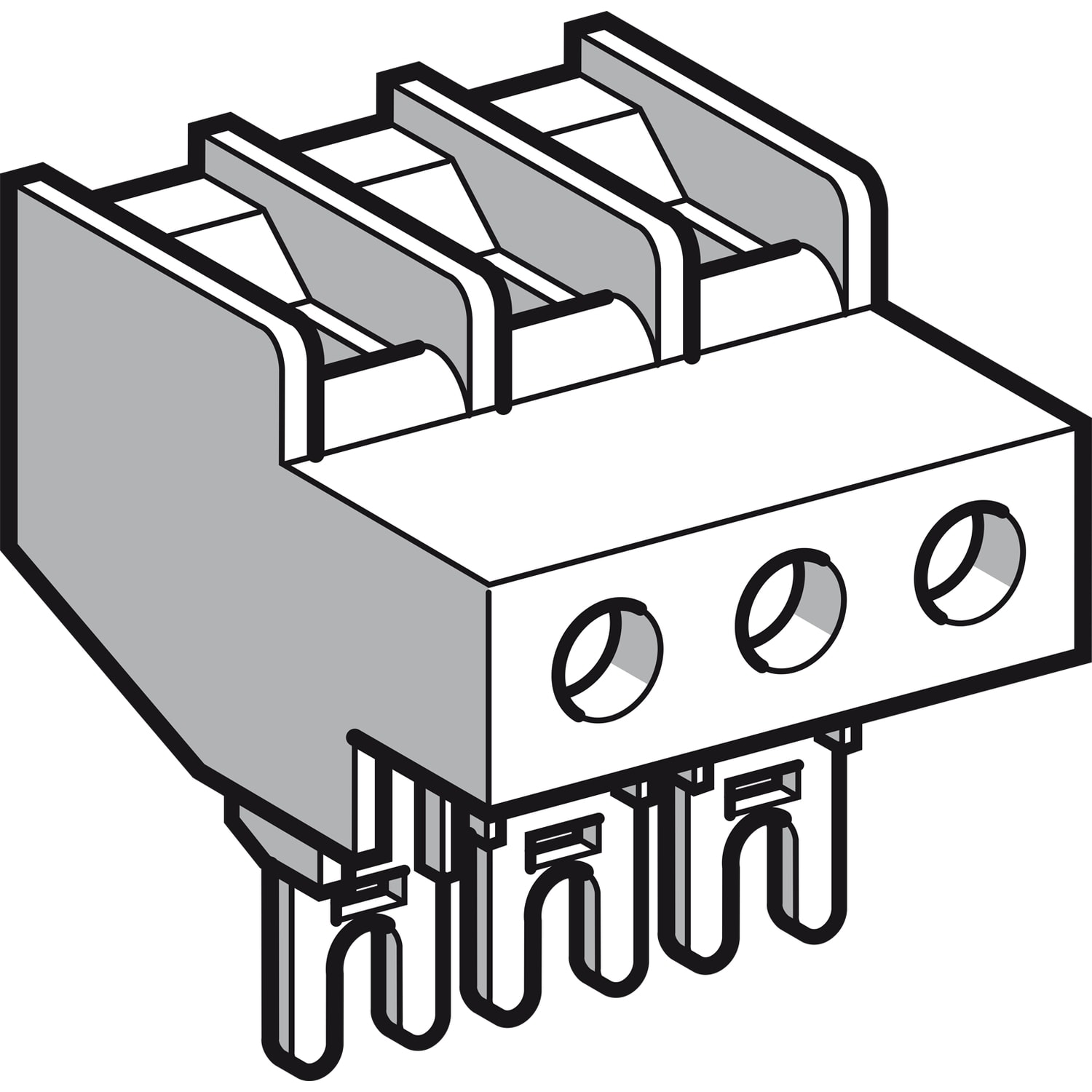 SCHNEIDER ELECTRIC - SNRLAD92560 Morsettiera 4P